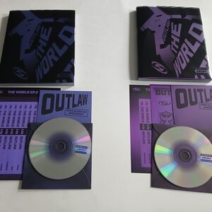 ATEEZ The World EP. 2 Outlaw Album Version A & Z  No Photo , Post, Partner Cards